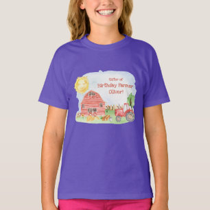 T-shirt Enfants Agriculteur fête d'anniversaire jumelé soe