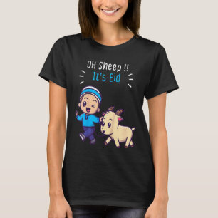 T-shirt Enfants Aïd Al Adha Aïd Al Adha Moubarak Oh Sheep