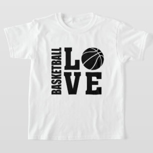 T-shirt Enfants Amour Basketball, Basketball