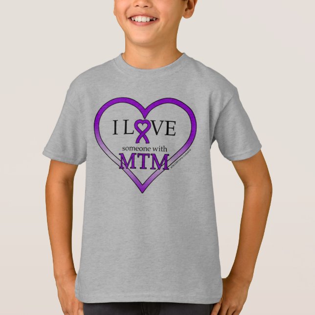 T-shirt (enfants) - amour d'I quelqu'un avec MTM (Devant)