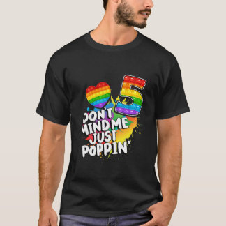 T-shirt Enfants amusants Ne m'en souciez pas Juste Poppin'