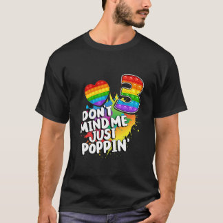 T-shirt Enfants amusants Ne m'en souciez pas Juste Poppin'