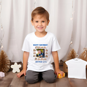 T-shirt Enfants Animaux de fête Thème Photo personnalisée 