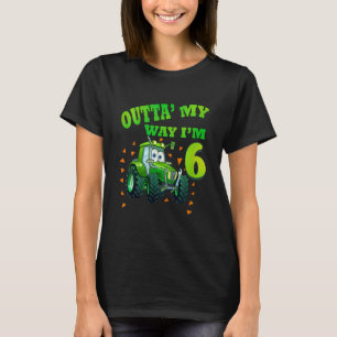 T-shirt Enfants Anniversaire de enfant 6 ans Green Farm Tr