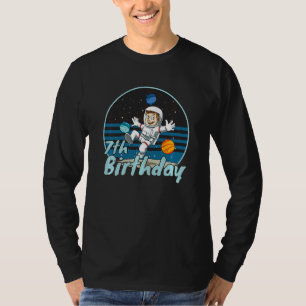 T-shirt Enfants Astronaut 7e anniversaire Space Kids Party