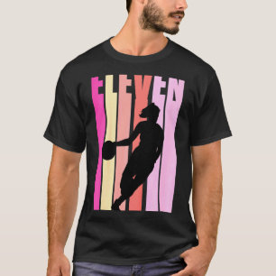 T-shirt Enfants Basketball 11e anniversaire Enfants Filles