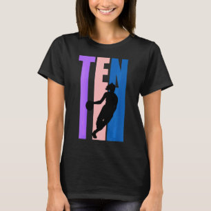 T-shirt Enfants Basketball fille 10 aujourd'hui Anniversai