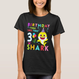 T-shirt Enfants Bébé Cute Shark 2e anniversaire garçon fil