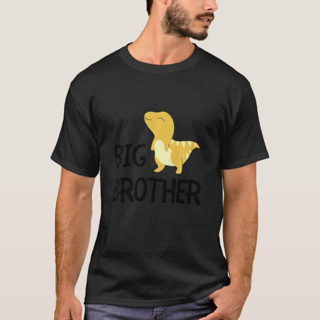 T-shirt Enfants Big Brother Dinosaur Meilleur Bro jamais G (Devant)