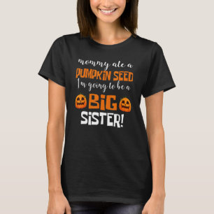T-shirt Enfants Big Soeur Hiver Grossesse Faire-part Hallo
