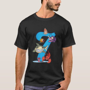 T-shirt Enfants Biologiste marin futur 7 an 7e anniversair
