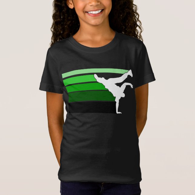 T-Shirt Enfants blancs de grn de gradient de BBOY (Devant)