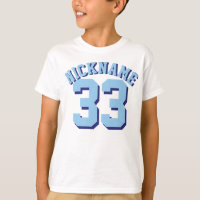 Enfants blancs et bleus | Sports Jersey Design
