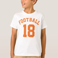 Enfants blancs et orange | Sports Jersey Design
