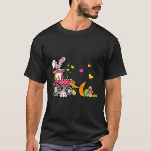 T-shirt Enfants Bulldozer Easter Bunny Oeufs Cute Camion G