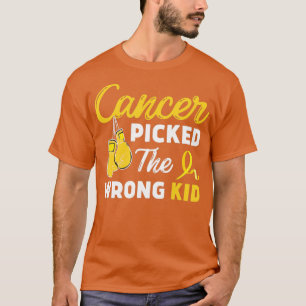 T-shirt Enfants Cancer choisi le mauvais enfant Enfance Ca