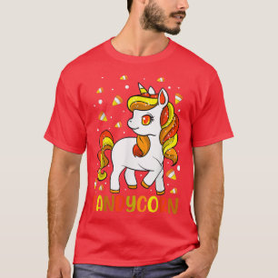 T-shirt Enfants CANDYCORN Funny Unicorne Candy Corn Hallow