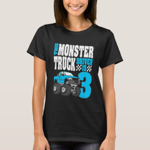 T-shirt Enfants Ce Monster Chauffeur De Camion Est 3 Anniv