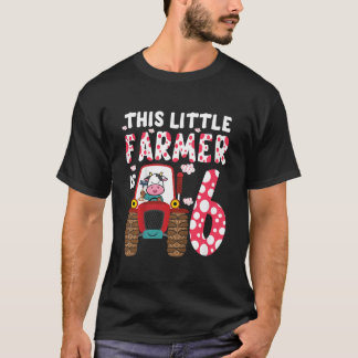 T-shirt Enfants Ce Petit Agriculteur Est 6 Tracteur Agrico