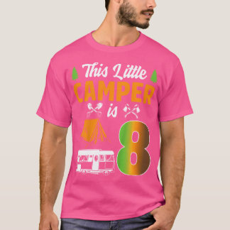 T-shirt Enfants Ce Petit Camping Est 8 Camp Lover 8E Campi