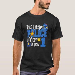 T-shirt Enfants Ce Petit Officier De Police Est Maintenant
