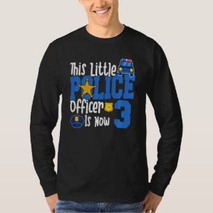 T-shirt Enfants Ce Petit Officier De Police Est Maintenant