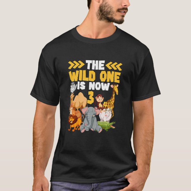 T-shirt Enfants Ce Sauvage Un Est Maintenant 3 Zoo Safari  (Devant)