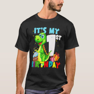 T-shirt Enfants C'est mon 1er anniversaire 1 an Cadeaux po