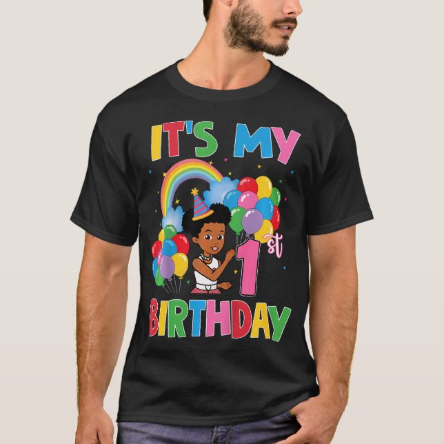 T-shirt Enfants C'Est Mon 1Er Anniversaire Gracie'S Corner (Devant)