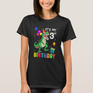 T-shirt Enfants C'est mon 3e anniversaire Dinosaur Rex 3 a