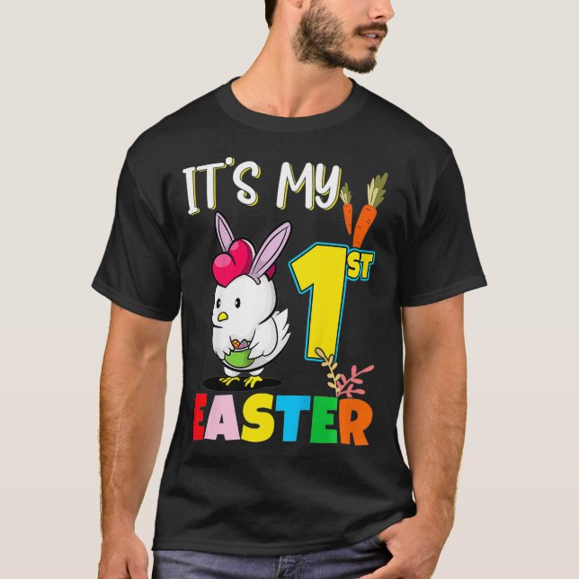 T-shirt Enfants C'est mon premier anniversaire de Pâques B (Devant)