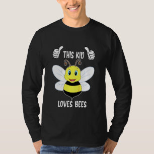 T-shirt Enfants Cet Enfant Aime Les Abeilles Bumblebees Le
