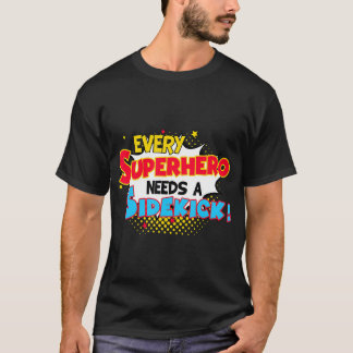 T-shirt Enfants Chaque Superhéros A Besoin D'Une Sist Frèr