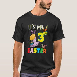 T-shirt Enfants Chasse aux oeufs de Pâques 3e anniversaire