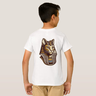 T-Shirt Enfants Chat Égyptien – Art Félin Pharaoni