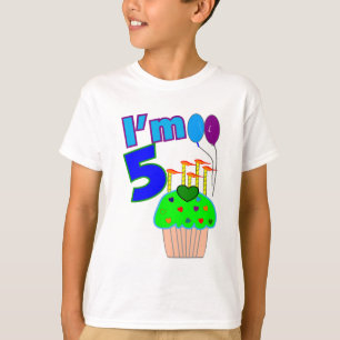 T-shirt Enfants chemises et cadeaux 5 an d'anniversaire