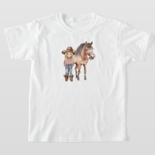 T-shirt Enfants Cheval
