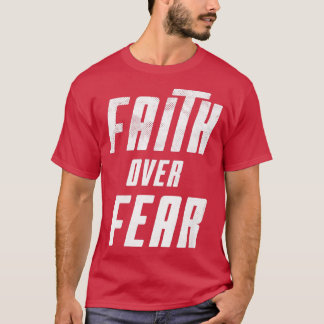 T-shirt Enfants Chrétiens Foi Cool sur la peur Motivation