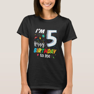 T-shirt Enfants Cinq 5ans 5e Joyeux anniversaire pour moi