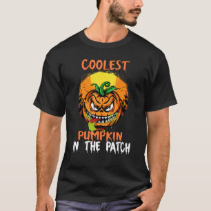 T-shirt Enfants Citrouille le plus frais dans le Patch Tod