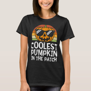 T-shirt Enfants Citrouille le plus frais dans le Patch Tod