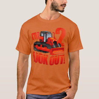 T-shirt Enfants Construction Camion 2e anniversaire garçon