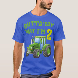 T-shirt Enfants Cool ferme tracteur 2e cadeau d'anniversai