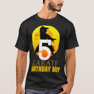 T-shirt Enfants Cool Karate Anniversaire Garçon 5 ans Vieu