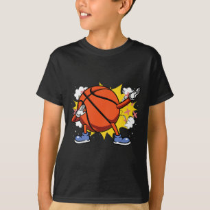 T-shirt Enfants Dabbing American Basketball joueur pour le