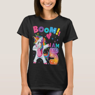 T-shirt Enfants Dabbing Anniversaire 5 ans Anniversaire te