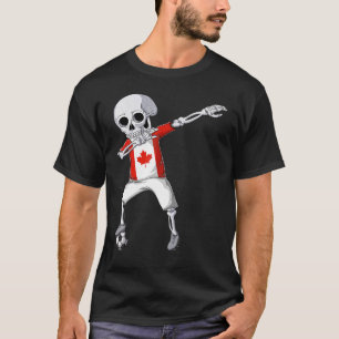 T-shirt Enfants Dabbing Skeleton Canada Soccer Men Canada