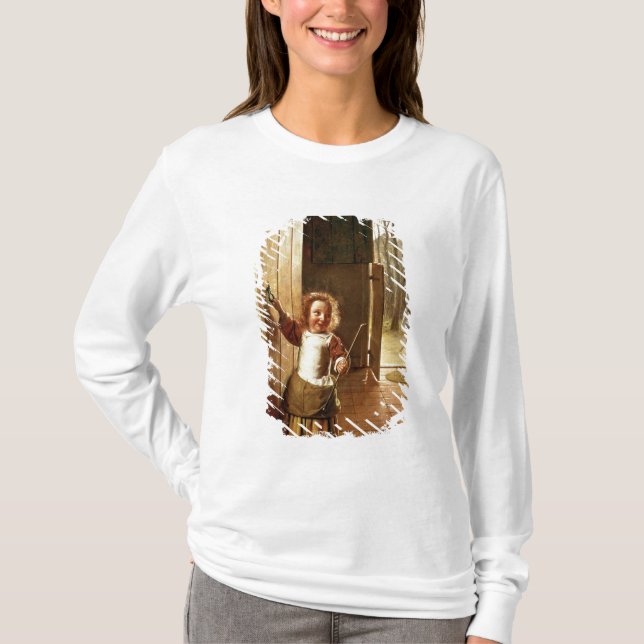 T-shirt Enfants dans une porte avec des bâtons de "Colf" (Devant)