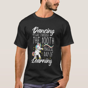 T-shirt Enfants Dansant jusqu'au 100e jour de l'école 100 