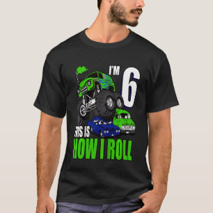 T-shirt Enfants de 6 ans 6e anniversaire Monster Trucks  G